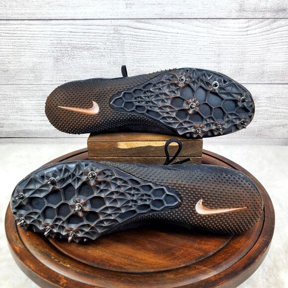 Nike Zoom Rival S 9 Black Indigo Fog Speckled Men's Size 8.5 Track Runni… - Picture 8 of 12